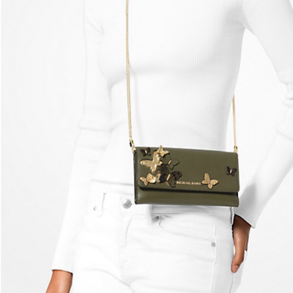 New Michael Kors Black and Gold crossbody Women's Bag - Picture 8 of 8